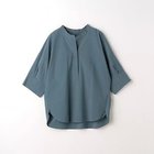 【グリーンレーベル リラクシング / ユナイテッドアローズ/green label relaxing / UNITED ARROWS】のバンドカラー スキッパー シャツ 人気、トレンドファッション・服の通販 founy(ファニー) ファッション Fashion レディースファッション WOMEN トップス・カットソー Tops/Tshirt シャツ/ブラウス Shirts/Blouses 秋 Autumn/Fall カーゴパンツ Cargo Pants スキッパー Skipper トレンド Trend バランス Balance フォルム Form リラックス Relax ルーズ Loose おすすめ Recommend 夏 Summer thumbnail DK.GREEN|ID: prp329100004095379 ipo3291000000027765222