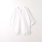 【グリーンレーベル リラクシング / ユナイテッドアローズ/green label relaxing / UNITED ARROWS】のバンドカラー スキッパー シャツ WHITE|ID: prp329100004095379 ipo3291000000027765223