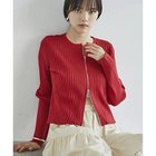 【ビス/VIS】の【アンチピリング/洗える】美smart スポンジニットZIPカーディガン 人気、トレンドファッション・服の通販 founy(ファニー) ファッション Fashion レディースファッション WOMEN トップス・カットソー Tops/Tshirt ニット Knit Tops カーディガン Cardigans 春 Spring 洗える Washable 秋 Autumn/Fall カーディガン Cardigan キャミ Cami コンパクト Compact 今季 This Season シンプル Simple ジップ Zip スマート Smart デニム Denim フィット Fit フロント Front 羽織 Haori 冬 Winter A/W・秋冬 Aw・Autumn/Winter・Fw・Fall-Winter おすすめ Recommend 2024年 2024 2024-2025秋冬・A/W Aw/Autumn/Winter/Fw/Fall/2024-2025 thumbnail レッド|ID: prp329100004095401 ipo3291000000028446462