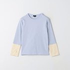 【グリーンレーベルリラクシング/green label relaxing / UNITED ARROWS / KIDS】のTJ 天竺 袖配色 ロングスリーブ / キッズ 100cm-130cm LILAC|ID: prp329100004095585 ipo3291000000027766188