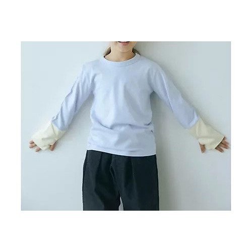 【グリーンレーベルリラクシング/green label relaxing / UNITED ARROWS / KIDS】のTJ 天竺 袖配色 ロングスリーブ / キッズ 100cm-130cm インテリア・キッズ・メンズ・レディースファッション・服の通販 founy(ファニー) https://founy.com/ ファッション Fashion キッズファッション KIDS インナー Inner サロペット Overalls スリーブ Sleeve デニム Denim ロング Long おすすめ Recommend |ID: prp329100004095585 ipo3291000000027922680