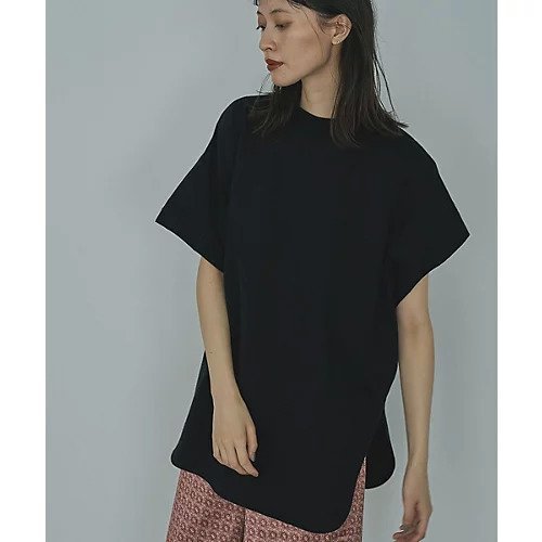 【マージュール/marjour】のASYMMETRY SLEEVE TEE 人気、トレンドファッション・服の通販 founy(ファニー) 　ファッション　Fashion　レディースファッション　Fashion for Women　トップス・カットソー　Cut & Sew Tops　とろみ　Fluid, Flowy Fabric　アシンメトリー　Asymmetrical Style　シンプル　Simple, Minimal　ストレッチ　Stretch, Stretchy Fabric　スリット　Slit, Slit Detail　ボトム　Bottoms, Lower Wear　 other-1|ID: prp329100004096809 ipo3291000000035913889