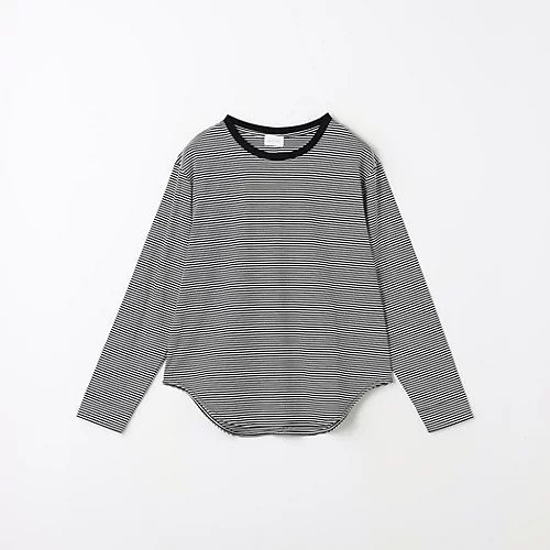 【グリーンレーベル リラクシング / ユナイテッドアローズ/green label relaxing / UNITED ARROWS】のラウンドヘム スムース ロングスリーブ プルオーバー カットソー 人気、トレンドファッション・服の通販 founy(ファニー) 　ファッション　Fashion　レディースファッション　WOMEN　トップス・カットソー　Tops/Tshirt　プルオーバー　Pullover　カットソー　Cut and Sewn　秋　Autumn/Fall　カットソー　Cut And Sew　スウェット　Sweat　スリーブ　Sleeve　定番　Standard　ボーダー　Border　ロング　Long　冬　Winter　おすすめ　Recommend　 other-1|ID: prp329100004096815 ipo3291000000027782364