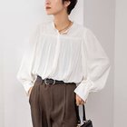 【ノーリーズ/NOLLEY'S】の割繊/プリントギャザーブラウス 人気、トレンドファッション・服の通販 founy(ファニー) ファッション Fashion レディースファッション WOMEN トップス・カットソー Tops/Tshirt シャツ/ブラウス Shirts/Blouses 2024年 2024 2024-2025秋冬・A/W Aw/Autumn/Winter/Fw/Fall/2024-2025 おすすめ Recommend インナー Inner ギャザー Gather ジャケット Jacket ボトム Bottom エレガント 上品 Elegant 人気 Popularity ビジネス 仕事 通勤 Business 定番 Standard thumbnail オフホワイト|ID: prp329100004096829 ipo3291000000027782439