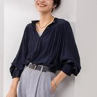 【ノーリーズ/NOLLEY'S】の割繊/プリントギャザーブラウス 人気、トレンドファッション・服の通販 founy(ファニー) ファッション Fashion レディースファッション WOMEN トップス・カットソー Tops/Tshirt シャツ/ブラウス Shirts/Blouses 2024年 2024 2024-2025秋冬・A/W Aw/Autumn/Winter/Fw/Fall/2024-2025 おすすめ Recommend インナー Inner ギャザー Gather ジャケット Jacket ボトム Bottom エレガント 上品 Elegant 人気 Popularity ビジネス 仕事 通勤 Business 定番 Standard thumbnail ネイビー|ID: prp329100004096829 ipo3291000000027782441