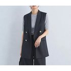 【グリーンレーベル リラクシング / ユナイテッドアローズ/green label relaxing / UNITED ARROWS】のGreed グリード テーラード ジレ -ウォッシャブル・防シワ- NAVY|ID:prp329100004096939