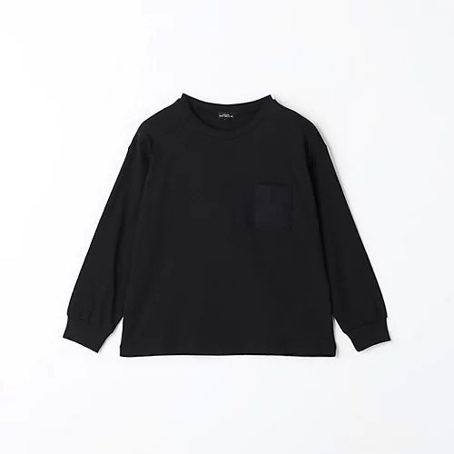 【グリーンレーベルリラクシング/green label relaxing / UNITED ARROWS / KIDS】のTJ 天竺 ポケット ロングスリーブ / キッズ 100cm-130cm インテリア・キッズ・メンズ・レディースファッション・服の通販 founy(ファニー) 　ファッション　Fashion　キッズファッション　KIDS　シンプル　Simple　スリーブ　Sleeve　定番　Standard　ポケット　Pocket　ロング　Long　夏　Summer　BLACK|ID: prp329100004096998 ipo3291000000027783352