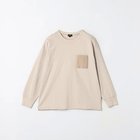 【グリーンレーベルリラクシング/green label relaxing / UNITED ARROWS / KIDS】のTJ 天竺 ポケット ロングスリーブ / キッズ 140cm-160cm BEIGE|ID: prp329100004097000 ipo3291000000027783359