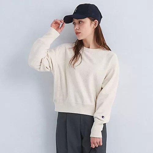 【グリーンレーベル リラクシング / ユナイテッドアローズ/green label relaxing / UNITED ARROWS】の【別注】リバースウィーブ スウェット プルオーバー インテリア・キッズ・メンズ・レディースファッション・服の通販 founy(ファニー) 　ファッション　Fashion　レディースファッション　WOMEN　トップス・カットソー　Tops/Tshirt　パーカ　Sweats　プルオーバー　Pullover　スウェット　Sweat　アメリカン　American　秋　Autumn/Fall　ショルダー　Shoulder　スウェット　Sweat　スポーツ　Sports　スラックス　Slacks　デニム　Denim　ドロップ　Drop　ニューヨーク　New York　人気　Popularity　別注　Special Order　ワイド　Wide　冬　Winter　NATURAL|ID: prp329100004099825 ipo3291000000027819009