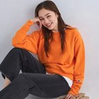 【グリーンレーベル リラクシング / ユナイテッドアローズ/green label relaxing / UNITED ARROWS】の【別注】リバースウィーブ スウェット プルオーバー ORANGE|ID:prp329100004099825