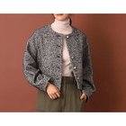 【ドレステリア/DRESSTERIOR】のコクーンスリーブジャケット 人気、トレンドファッション・服の通販 founy(ファニー) ファッション Fashion レディースファッション WOMEN アウター Coat Outerwear ジャケット Jackets ショート Short シンプル Simple ジャケット Jacket スマート Smart スリット Slit セレモニー Ceremony ツイード Tweed デニム Denim トレンド Trend フォルム Form ボトム Bottom ポケット Pocket ラウンド Round エレガント 上品 Elegant ビジネス 仕事 通勤 Business thumbnail ブラック|ID: prp329100004099828 ipo3291000000027819078