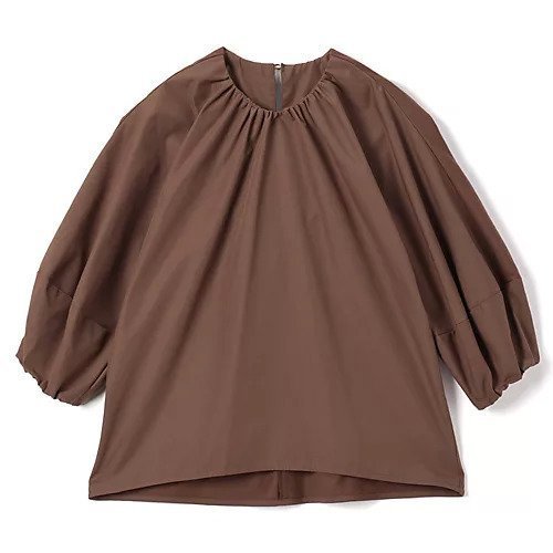 【エムセブンデイズ/M7days】の布帛ドッキングTシャツ インテリア・キッズ・メンズ・レディースファッション・服の通販 founy(ファニー) 　ファッション　Fashion　レディースファッション　Fashion for Women　トップス・カットソー　Cut & Sew Tops　シャツ・ブラウス・オフィスカジュアル　Elegant Blouses & Button-Ups　ロングTシャツ・Tシャツ　Longline T-Shirts & Tees　カットソー　Cut and Sewn Top　ドッキング　Docking, Mixed Material　洗える　Machine Washable　秋　Autumn　ブラウン|ID: prp329100004102857 ipo3291000000033440677