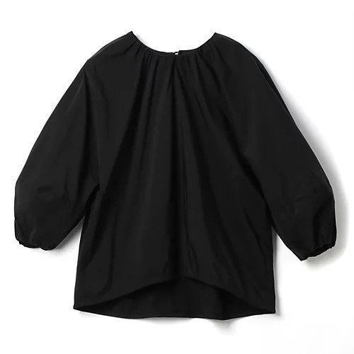 【エムセブンデイズ/M7days】の布帛ドッキングTシャツ インテリア・キッズ・メンズ・レディースファッション・服の通販 founy(ファニー) 　ファッション　Fashion　レディースファッション　Fashion for Women　トップス・カットソー　Cut & Sew Tops　シャツ・ブラウス・オフィスカジュアル　Elegant Blouses & Button-Ups　ロングTシャツ・Tシャツ　Longline T-Shirts & Tees　カットソー　Cut and Sewn Top　ドッキング　Docking, Mixed Material　洗える　Machine Washable　秋　Autumn　ブラック|ID: prp329100004102857 ipo3291000000036305043