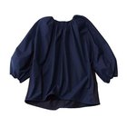 【エムセブンデイズ/M7days】の【洗える】布帛ドッキングTシャツ ネイビー|ID: prp329100004102857 ipo3291000000037252847