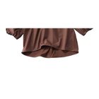 【エムセブンデイズ/M7days】の【洗える】布帛ドッキングTシャツ ブラウン|ID: prp329100004102857 ipo3291000000037252848
