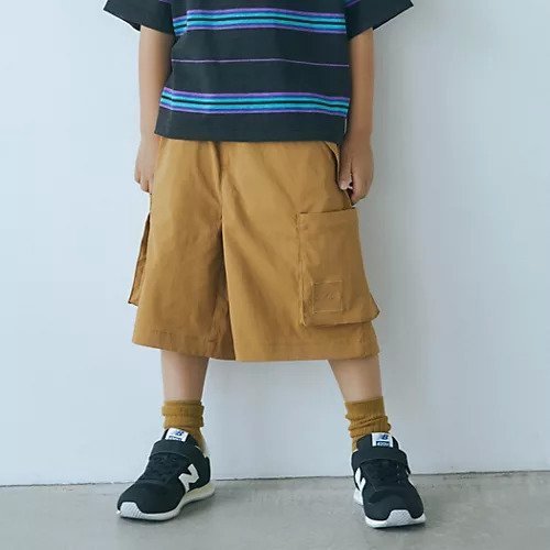 【グリーンレーベルリラクシング/green label relaxing / UNITED ARROWS / KIDS】の【別注】TJ カーゴ ショートパンツ / キッズ 110cm-130cm インテリア・キッズ・メンズ・レディースファッション・服の通販 founy(ファニー) 　ファッション　Fashion　キッズファッション　KIDS　ボトムス　Bottoms/Kids　アウトドア　Outdoor　秋　Autumn/Fall　ショーツ　Shorts　ショート　Short　ジャケット　Jacket　ボックス　Box　ポケット　Pocket　別注　Special Order　ミリタリー　Military　メンズ　Mens　ワイド　Wide　夏　Summer　BEIGE|ID: prp329100004103020 ipo3291000000027875500