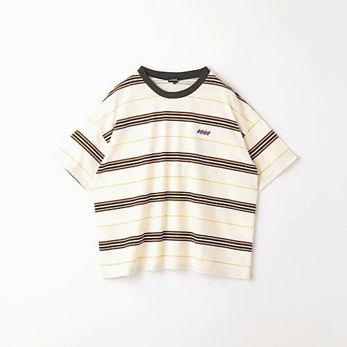 【グリーンレーベルリラクシング/green label relaxing / UNITED ARROWS / KIDS】のTJ マルチボーダー ビッグ Tシャツ / キッズ 140cm-160cm インテリア・キッズ・メンズ・レディースファッション・服の通販 founy(ファニー) 　ファッション　Fashion　キッズファッション　KIDS　デニム　Denim　トレンド　Trend　ビッグ　Big　プリント　Print　ボーダー　Border　ワイド　Wide　ワンポイント　One Point　OFF WHITE|ID: prp329100004103022 ipo3291000000027875508