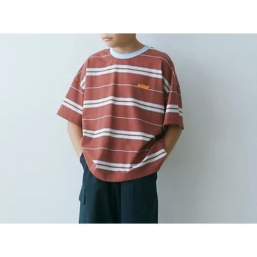 【グリーンレーベルリラクシング/green label relaxing / UNITED ARROWS / KIDS】のTJ マルチボーダー ビッグ Tシャツ / キッズ 140cm-160cm インテリア・キッズ・メンズ・レディースファッション・服の通販 founy(ファニー) https://founy.com/ ファッション Fashion キッズファッション KIDS デニム Denim トレンド Trend ビッグ Big プリント Print ボーダー Border ワイド Wide ワンポイント One Point |ID: prp329100004103022 ipo3291000000028175318