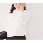 【アンタイトル/UNTITLED】の【コットン100/スウェットライク】クロップド丈コットンプルオーバー 人気、トレンドファッション・服の通販 founy(ファニー) ファッション Fashion レディースファッション WOMEN トップス・カットソー Tops/Tshirt パーカ Sweats プルオーバー Pullover スウェット Sweat おすすめ Recommend クロップド Cropped コンパクト Compact スマート Smart タイプライター Typewriter デニム Denim バランス Balance ボトム Bottom thumbnail オフホワイト|ID: prp329100004105888 ipo3291000000028329836