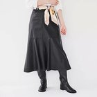 【アンタイトル/UNTITLED】のフェイクレザーフレアスカート 人気、トレンドファッション・服の通販 founy(ファニー) ファッション Fashion レディースファッション WOMEN スカート Skirt Aライン/フレアスカート Flared A-Line Skirts スマート Smart デニム Denim フェイクレザー Faux Leather ポケット Pocket リアル Real thumbnail ブラック|ID: prp329100004105914 ipo3291000000028329894