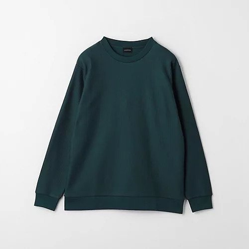 【グリーンレーベルリラクシング/green label relaxing / UNITED ARROWS / MEN】のクリアラッセル クルーネック カットソー インテリア・キッズ・メンズ・レディースファッション・服の通販 founy(ファニー) 　ファッション　Fashion　メンズファッション　MEN　トップス・カットソー　Tops/Tshirt/Men　カットソー　Cut And Sew　シンプル　Simple　スラックス　Slacks　デニム　Denim　ラッセル　Russell　DK.GREEN|ID: prp329100004107312 ipo3291000000027932668