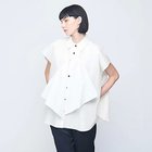 【ユナイテッドアローズ/UNITED ARROWS】のスカーフ ドルマンシャツ WHITE|ID:prp329100004109707