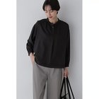 【ヒューマンウーマン/HUMAN WOMAN】の綿シルクローンビエラタンブラーブラウス 人気、トレンドファッション・服の通販 founy(ファニー) ファッション Fashion レディースファッション WOMEN トップス・カットソー Tops/Tshirt シャツ/ブラウス Shirts/Blouses おすすめ Recommend エアリー Airy カフス Cuffs スキッパー Skipper スタンダード Standard フィット Fit ボトム Bottom エレガント 上品 Elegant ビジネス 仕事 通勤 Business thumbnail チャコール|ID: prp329100004110669 ipo3291000000027983569