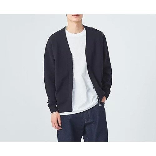 【グリーンレーベルリラクシング/green label relaxing / UNITED ARROWS / MEN】のブークレ ミラノ ジップ Vネック カーディガン インテリア・キッズ・メンズ・レディースファッション・服の通販 founy(ファニー) https://founy.com/ ファッション Fashion メンズファッション MEN おすすめ Recommend カーディガン Cardigan ジップ Zip スラックス Slacks デニム Denim ミラノ Milan エレガント 上品 Elegant |ID: prp329100004110814 ipo3291000000027984357