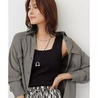 【エルーラ/Elura】の前後2WAYニットタンク 人気、トレンドファッション・服の通販 founy(ファニー) ファッション Fashion レディースファッション WOMEN トップス・カットソー Tops/Tshirt ニット Knit Tops インナー Inner タンク Tank 洗える Washable thumbnail ブラック|ID: prp329100004112023 ipo3291000000028001837