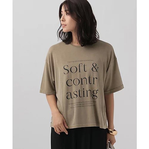 【エルーラ/Elura】のピグメントロゴTシャツ 人気、トレンドファッション・服の通販 founy(ファニー) 　ファッション　Fashion　レディースファッション　WOMEN　トップス・カットソー　Tops/Tshirt　シャツ/ブラウス　Shirts/Blouses　ロング / Tシャツ　T-Shirts　グラフィック　Graphic　シアー　Sheer　モダン　Modern　ヴィンテージ　Vintage　夏　Summer　 other-1|ID: prp329100004112026 ipo3291000000028001845