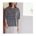 【エルーラ/Elura】のピグメントロゴTシャツ 人気、トレンドファッション・服の通販 founy(ファニー) ファッション Fashion レディースファッション WOMEN トップス・カットソー Tops/Tshirt シャツ/ブラウス Shirts/Blouses ロング / Tシャツ T-Shirts グラフィック Graphic シアー Sheer モダン Modern ヴィンテージ Vintage 夏 Summer thumbnail チャコール|ID: prp329100004112026 ipo3291000000028001848