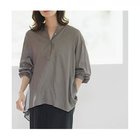 【エルーラ/Elura】のソフトシアースキッパーブラウス 人気、トレンドファッション・服の通販 founy(ファニー) ファッション Fashion レディースファッション WOMEN トップス・カットソー Tops/Tshirt シャツ/ブラウス Shirts/Blouses なめらか Smooth スキッパー Skipper エレガント 上品 Elegant 秋 Autumn/Fall 羽織 Haori thumbnail チャコール|ID: prp329100004112033 ipo3291000000028001890