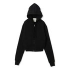 【アンスクリア/INSCRIRE】のTight Fit Zip Hoodie BLACK|ID: prp329100004112056 ipo3291000000028001986