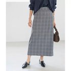 【エルーラ/Elura】のサマ見えナロースカート 人気、トレンドファッション・服の通販 founy(ファニー) ファッション Fashion レディースファッション WOMEN スカート Skirt 2024年 2024 2024-2025秋冬・A/W Aw/Autumn/Winter/Fw/Fall/2024-2025 カットソー Cut And Sew ジャージー Jersey thumbnail グレンチェック|ID: prp329100004112063 ipo3291000000028002013