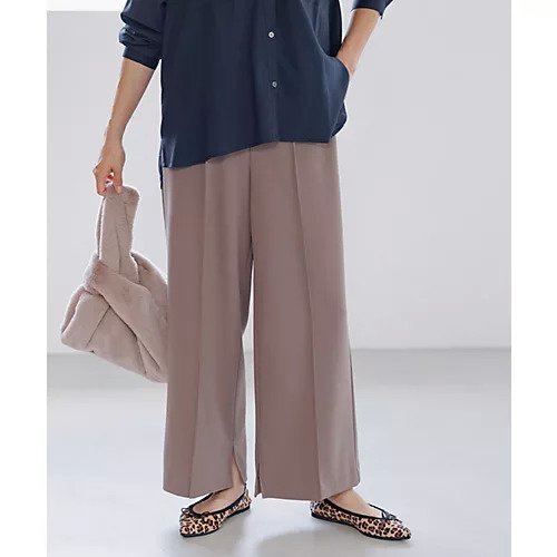 【エルーラ/Elura】のサマ見えワイドパンツ インテリア・キッズ・メンズ・レディースファッション・服の通販 founy(ファニー) https://founy.com/ ファッション Fashion レディースファッション WOMEN パンツ Pants 2024年 2024 2024-2025秋冬・A/W Aw/Autumn/Winter/Fw/Fall/2024-2025 おすすめ Recommend カットソー Cut And Sew ジャージー Jersey ストレッチ Stretch スニーカー Sneakers センター Center ワイド Wide 楽ちん Easy ビジネス 仕事 通勤 Business |ID: prp329100004112073 ipo3291000000030965690