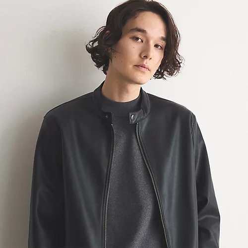 【ザ ショップ ティーケー/THE SHOP TK / MEN】のヴィンテージライクシングルライダース インテリア・キッズ・メンズ・レディースファッション・服の通販 founy(ファニー) 　ファッション　Fashion　メンズファッション　MEN　おすすめ　Recommend　なめらか　Smooth　インナー　Inner　スマート　Smart　パーカー　Hoodie　ベーシック　Basic　ワイド　Wide　エレガント 上品　Elegant　秋　Autumn/Fall　軽量　Lightweight　ブラック|ID: prp329100004112169 ipo3291000000028426537