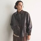 【ザ ショップ ティーケー/THE SHOP TK / MEN】のヴィンテージライクA2ブルゾン ビッグシルエット ブラウン|ID: prp329100004112170 ipo3291000000028351220