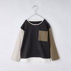 【ザ ショップ ティーケー/THE SHOP TK / KIDS】の【100-160】ブロッキング長袖Tシャツ/洗濯機OK チャコールグレー|ID: prp329100004112180 ipo3291000000029584808