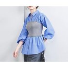 【ユナイテッドアローズ/UNITED ARROWS】のニットビスチェ コンビ シャツ BLUE LT.BLUE|ID:prp329100004113203