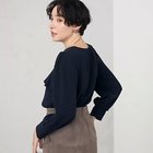 【ノーリーズ/NOLLEY'S】の《セットアップ対応》ウォッシャブルダブルクロスブラウス ネイビー|ID:prp329100004113212