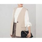 【ノーリーズ/NOLLEY'S】の《セットアップ対応》ウォッシャブルダブルクロスジレ 人気、トレンドファッション・服の通販 founy(ファニー) ファッション Fashion レディースファッション WOMEN アウター Coat Outerwear トップス・カットソー Tops/Tshirt ベスト/ジレ Gilets/Vests 2024年 2024 2024-2025秋冬・A/W Aw/Autumn/Winter/Fw/Fall/2024-2025 とろみ Thickness ウォッシャブル Washable ジャケット Jacket スリム Slim セットアップ Set Up ダブル Double ワイド Wide ビジネス 仕事 通勤 Business thumbnail ベージュ|ID: prp329100004113234 ipo3291000000028016966