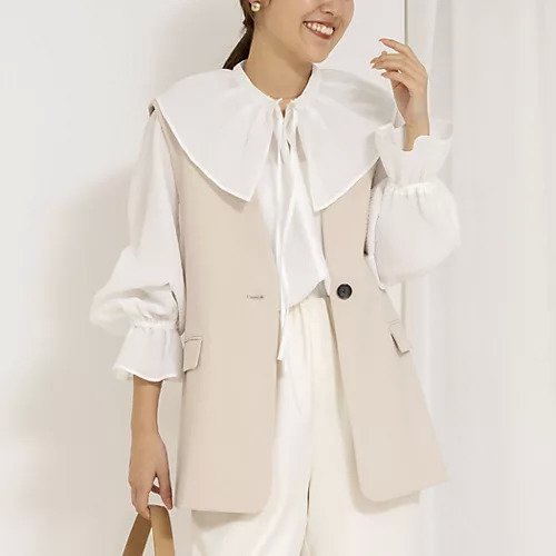 【ノーリーズ/NOLLEY'S】の《セットアップ対応》ウォッシャブルダブルクロスジレ インテリア・キッズ・メンズ・レディースファッション・服の通販 founy(ファニー) 　ファッション　Fashion　レディースファッション　WOMEN　アウター　Coat Outerwear　トップス・カットソー　Tops/Tshirt　ベスト/ジレ　Gilets/Vests　2025年　2025　2025春夏・S/S　Ss,Spring/Summer,2025　おすすめ　Recommend　オケージョン　Occasion　ジャケット　Jacket　ストレッチ　Stretch　スリム　Slim　セットアップ　Set Up　ダウン　Down　ダブル　Double　デニム　Denim　定番　Standard　ベージュ|ID: prp329100004113234 ipo3291000000031712710