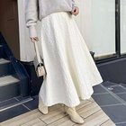 【ノーリーズソフィー/NOLLEY'S sophi】のウォッシャブルPOCOPOCOジャガードフレアスカート 人気、トレンドファッション・服の通販 founy(ファニー) ファッション Fashion レディースファッション WOMEN スカート Skirt Aライン/フレアスカート Flared A-Line Skirts 2024年 2024 2024-2025秋冬・A/W Aw/Autumn/Winter/Fw/Fall/2024-2025 おすすめ Recommend ウォッシャブル Washable コンパクト Compact フレア Flare thumbnail オフホワイト|ID: prp329100004113241 ipo3291000000029896478