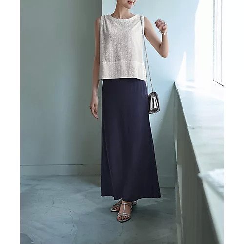 【スタイルデリ/STYLE DELI】の薄手なセンシュアルロング丈スカート インテリア・キッズ・メンズ・レディースファッション・服の通販 founy(ファニー) https://founy.com/ ファッション Fashion レディースファッション WOMEN スカート Skirt クール Cool シンプル Simple スリット Slit フォルム Form ペチコート Petticoat ペンシル Pencil ポケット Pocket ラグジュアリー Luxury ロング Long |ID: prp329100004113243 ipo3291000000030965065