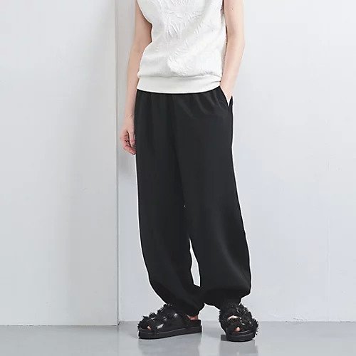 【ユナイテッドアローズ/UNITED ARROWS】のCOMFY ジョガー イージーパンツ インテリア・キッズ・メンズ・レディースファッション・服の通販 founy(ファニー) 　ファッション　Fashion　レディースファッション　WOMEN　パンツ　Pants　吸水　Water Absorption　サンダル　Sandals　シューズ　Shoes　ショート　Short　シンプル　Simple　ジャケット　Jacket　スニーカー　Sneakers　スポーティ　Sporty　ドローストリング　Drawstring　フラット　Flat　ブルゾン　Blouson　別注　Special Order　リラックス　Relax　おすすめ　Recommend　BLACK|ID: prp329100004113252 ipo3291000000028017056