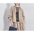 【ユナイテッドアローズ/UNITED ARROWS】のCOMFY ギャザー ノーカラー ブルゾン BEIGE|ID:prp329100004113332