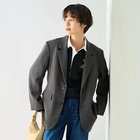 【リエミラー/Rie Miller】の《セットアップ対応》シングルテーラードジャケット 人気、トレンドファッション・服の通販 founy(ファニー) ファッション Fashion レディースファッション WOMEN アウター Coat Outerwear ジャケット Jackets テーラードジャケット Tailored Jackets 2024年 2024 2024-2025秋冬・A/W Aw/Autumn/Winter/Fw/Fall/2024-2025 ショルダー Shoulder セットアップ Set Up トレンド Trend ビッグ Big モダン Modern thumbnail チャコールグレー|ID: prp329100004113337 ipo3291000000028017421