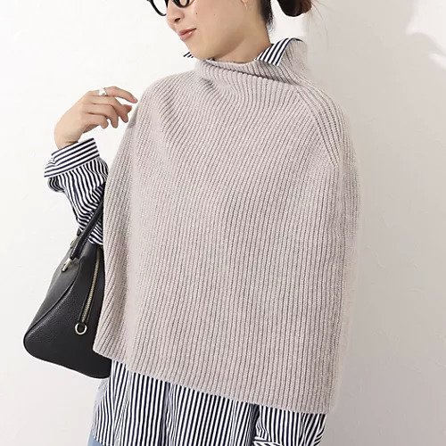 【ノーリーズ/NOLLEY'S】の【COSY/コージー】リブニットポンチョ インテリア・キッズ・メンズ・レディースファッション・服の通販 founy(ファニー) https://founy.com/ ファッション Fashion レディースファッション WOMEN アウター Coat Outerwear ポンチョ Ponchos トップス・カットソー Tops/Tshirt ニット Knit Tops おすすめ Recommend スリット Slit ハイネック High Neck ベビー Baby |ID: prp329100004113341 ipo3291000000029478768