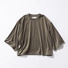 【ザ ニューハウス/THE NEWHOUSE】の【HPS別注】ベロア5分袖Tシャツ トープ|ID: prp329100004114977 ipo3291000000034909408