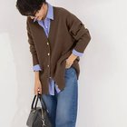 【ノーリーズ/NOLLEY'S】の【WEB限定】カシミヤブレンド長めVネックカーディガン(金ボタン) 人気、トレンドファッション・服の通販 founy(ファニー) ファッション Fashion レディースファッション WOMEN トップス・カットソー Tops/Tshirt カーディガン Cardigans Vネック V-Neck 2024年 2024 2024-2025秋冬・A/W Aw/Autumn/Winter/Fw/Fall/2024-2025 おすすめ Recommend カシミヤ Cashmere カーディガン Cardigan ストレッチ Stretch スリット Slit タンク Tank フロント Front リラックス Relax ループ Loop 人気 Popularity 定番 Standard thumbnail ブラウン|ID: prp329100004115033 ipo3291000000028035467